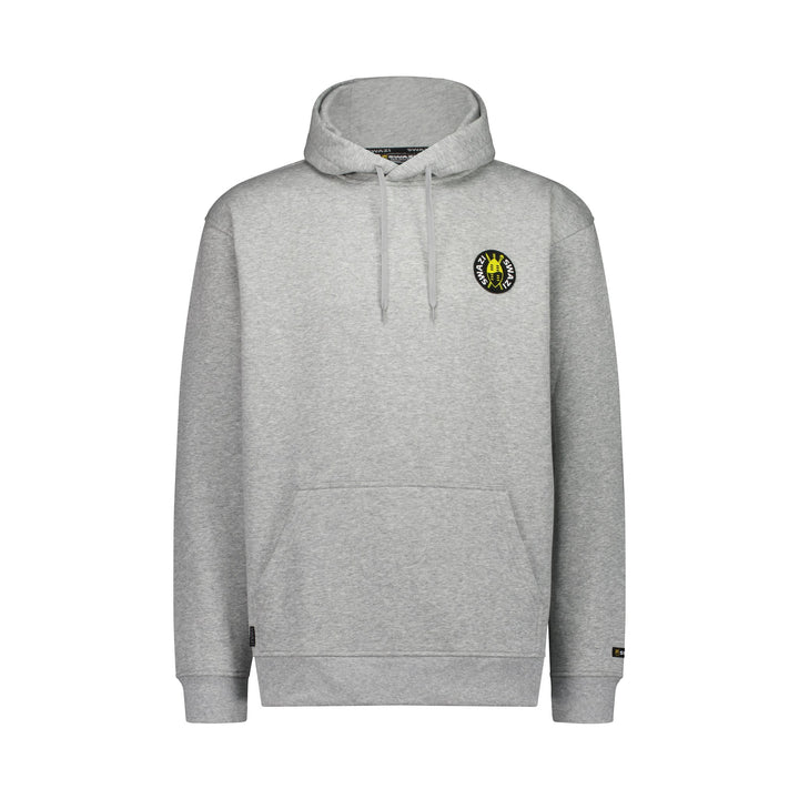 Swazi Larrikin Hoodie in Mid-Grey Marle