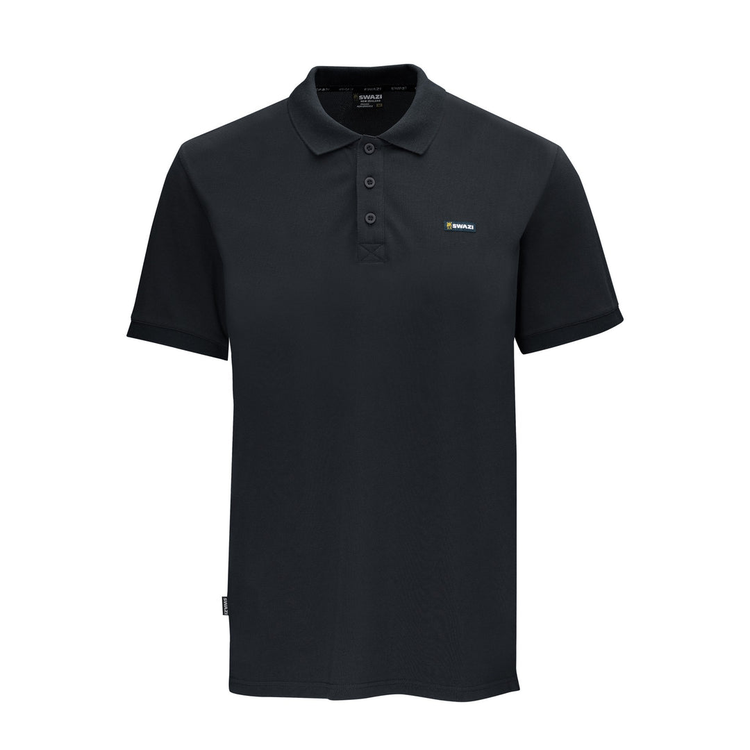 Swazi Polo Shirt in Black