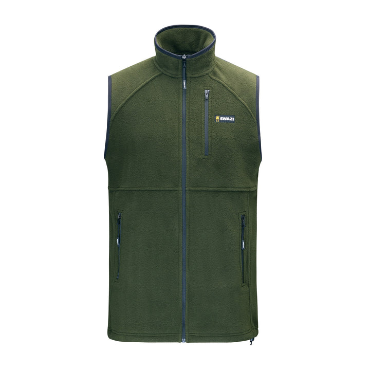 Swazi Sherpa Vest in Olive