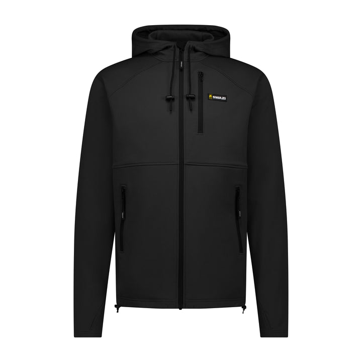 Swazi Stalker Hooded Jacket in Black