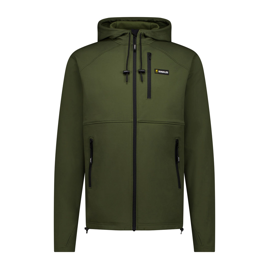 Swazi Stalker Hooded Jacket in Olive