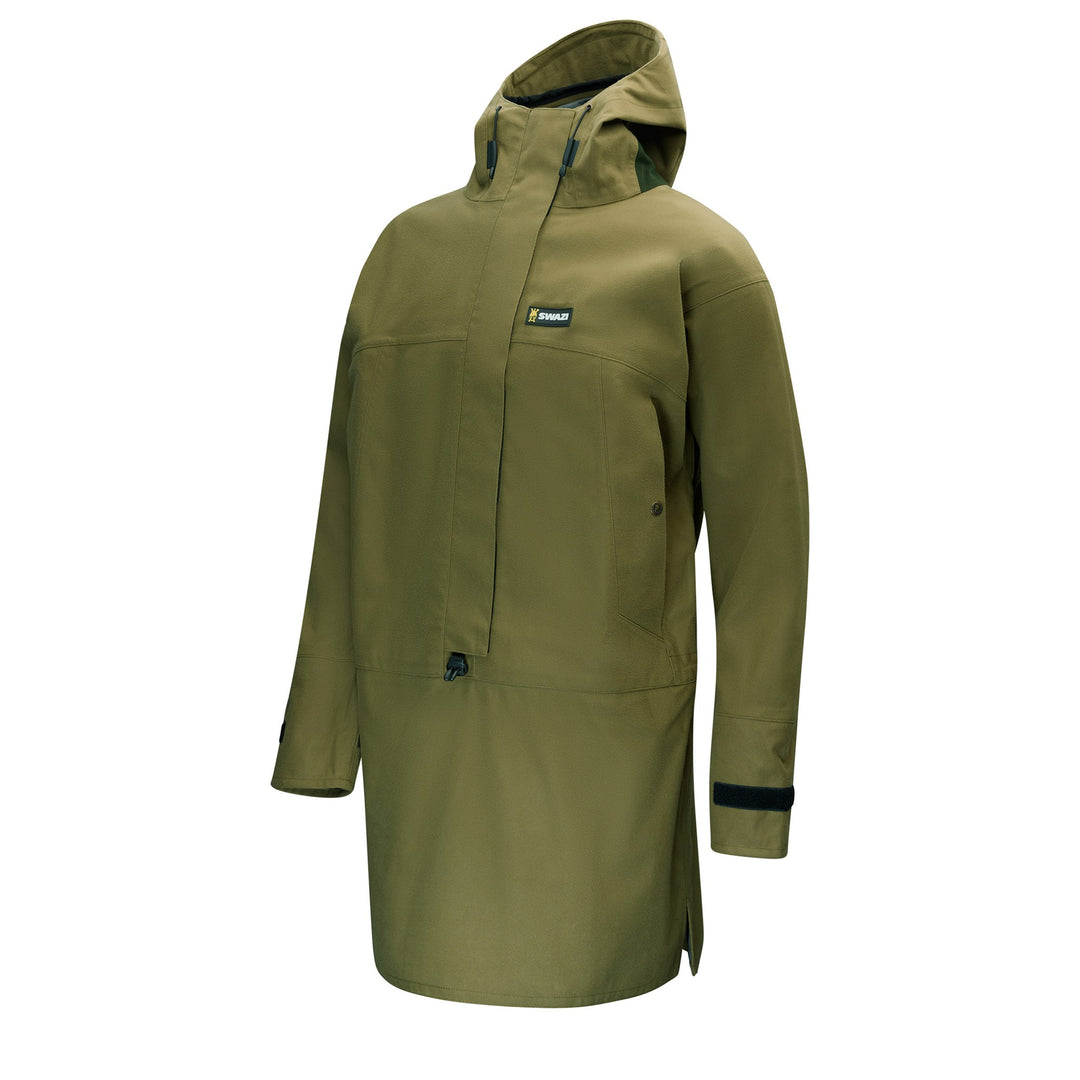 Swazi Tahr XP Anorak + Pit Zips in Tussock Green