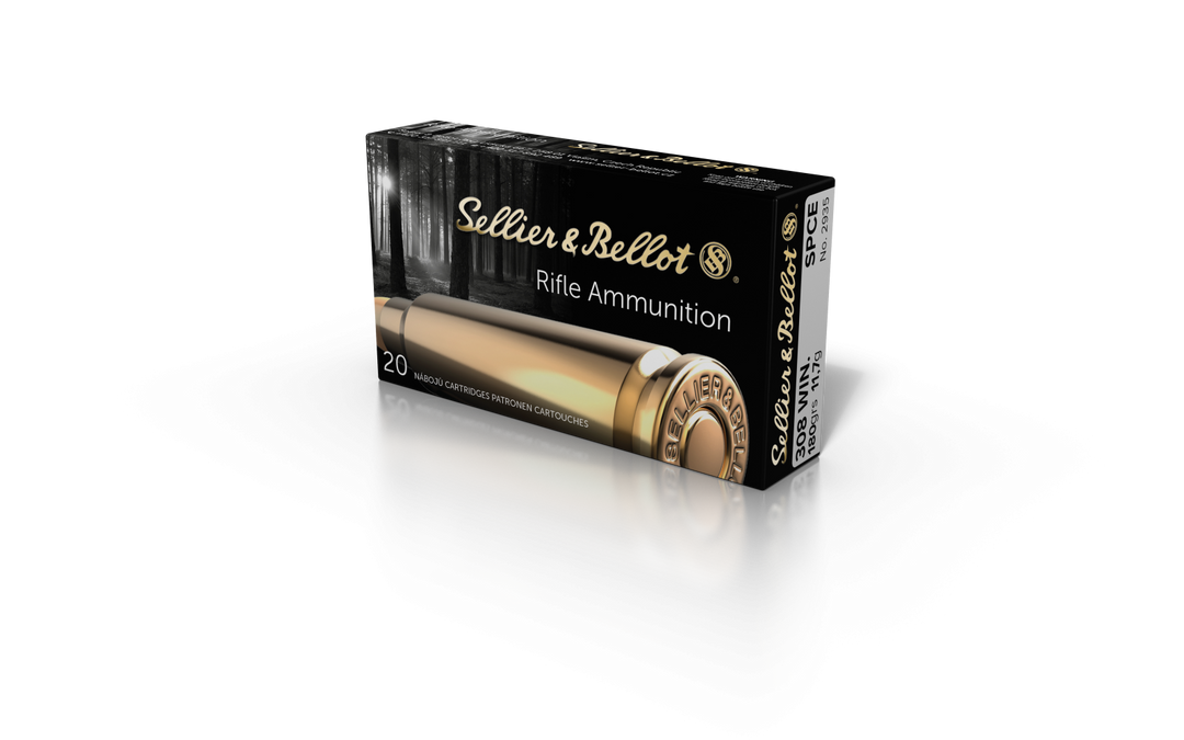 Sellier & Bellot 308 Win 180 grain SPCE Cutting Edge Ammo 20 rd