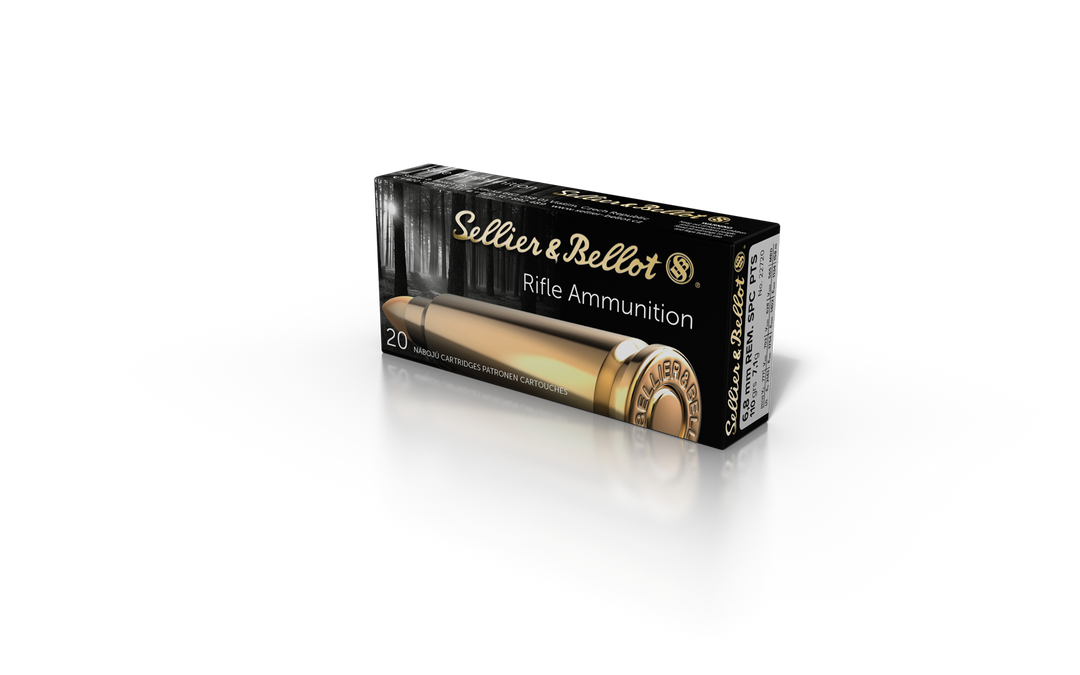 Sellier &amp; Bellot 6.8mm Remington SPC 110 grain PTS Ammo 20 rd