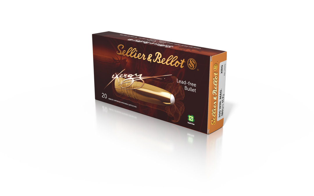 Sellier &amp; Bellot 300 Win Mag 180 grain XRG (eXergy) Lead Free Ammo 20 rd