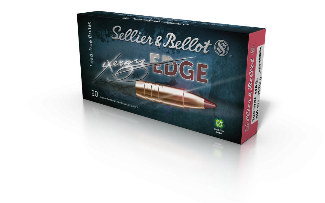 Sellier &amp; Bellot 300 Win Mag 180 grain TXRG (eXergy) Cutting Edge Lead Free Ammo 20 pack