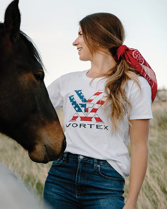Vortex Women Starts T Shirt Large