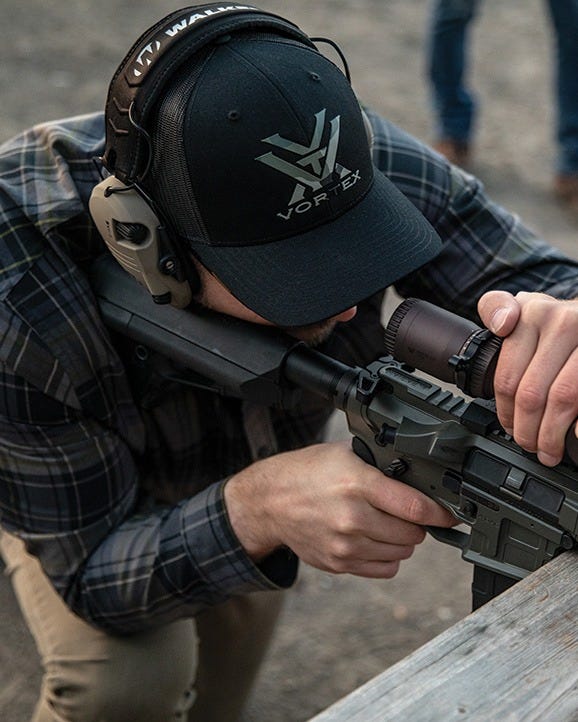 Vortex Camo Punch Cap - Black