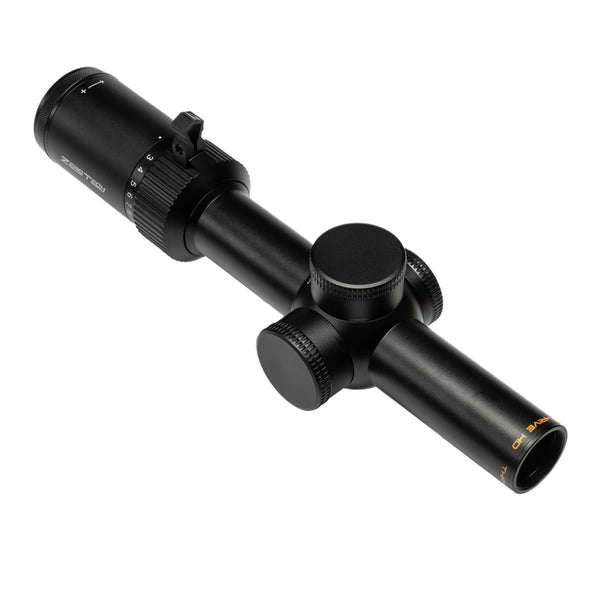 Zerotech Thrive HD 1-8x24 riflescope – G4 Illuminated, angle view
