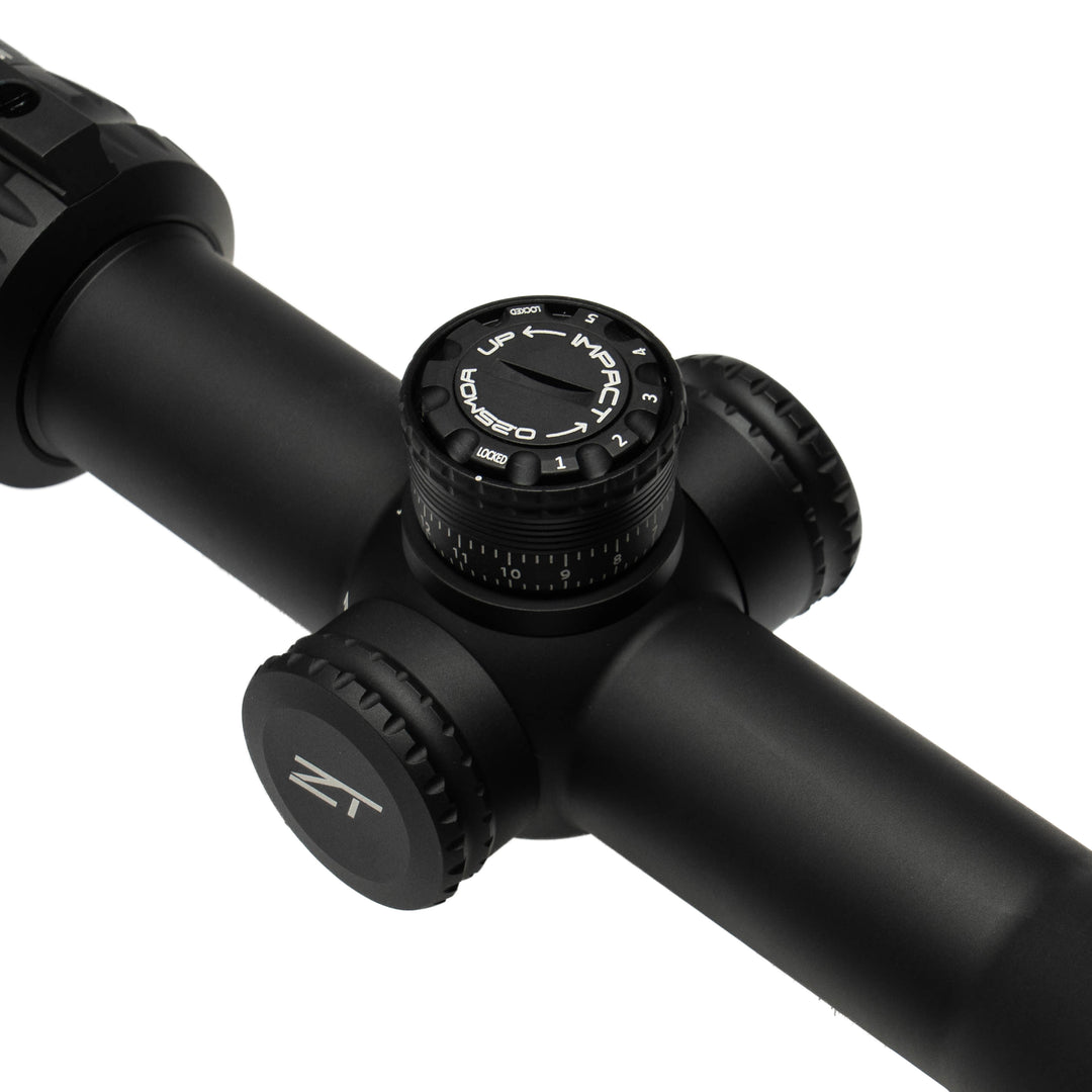 Zerotech Thrive X 3-12x44 riflescope with BDC turret - turret detail