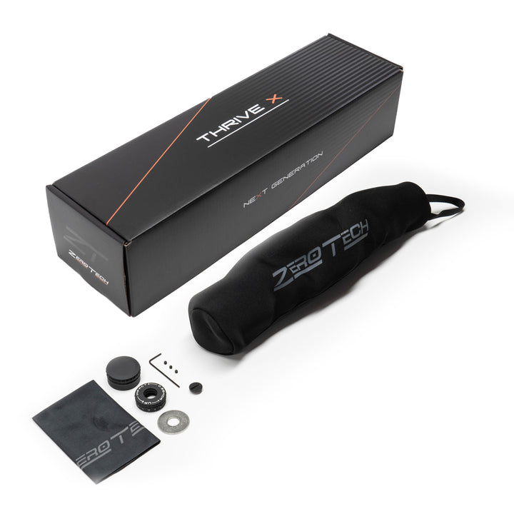 Zerotech Thrive X 3-12x44 riflescope - box and packaging