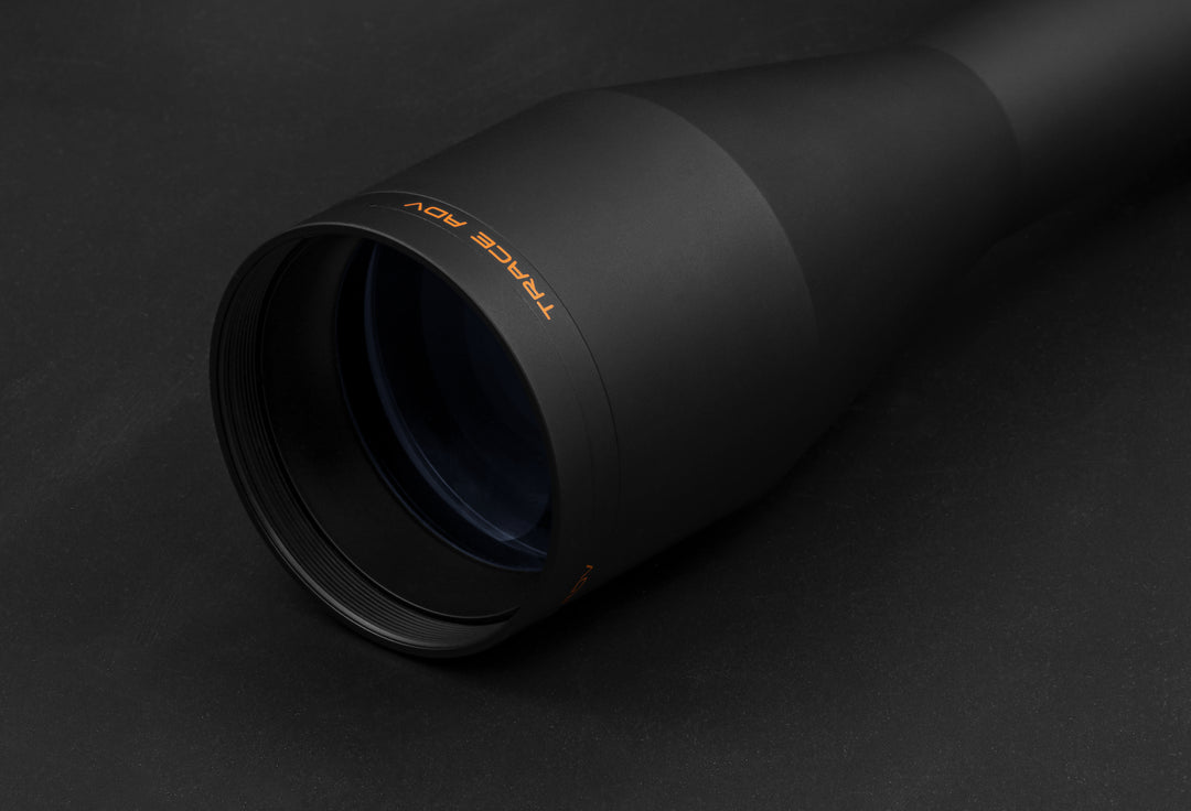 Zerotech Trace Advanced 4-24x50 riflescope – RMG Illuminated, objective view
