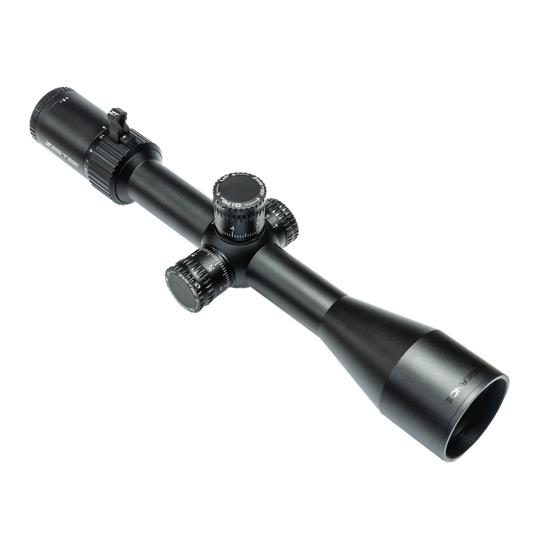 Zerotech Vengeance 6-24x50 riflescope – RMG MRAD, angle view