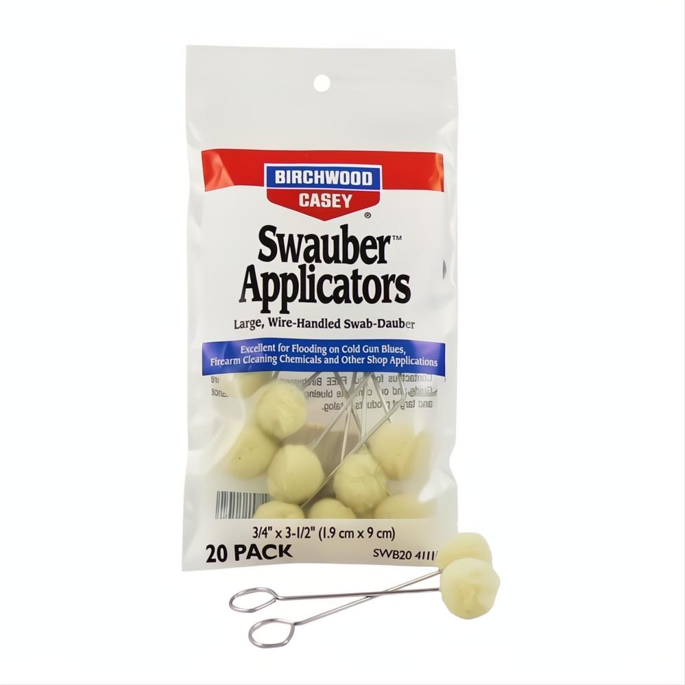 Birchwood Casey Swauber Applicators 20 Pack