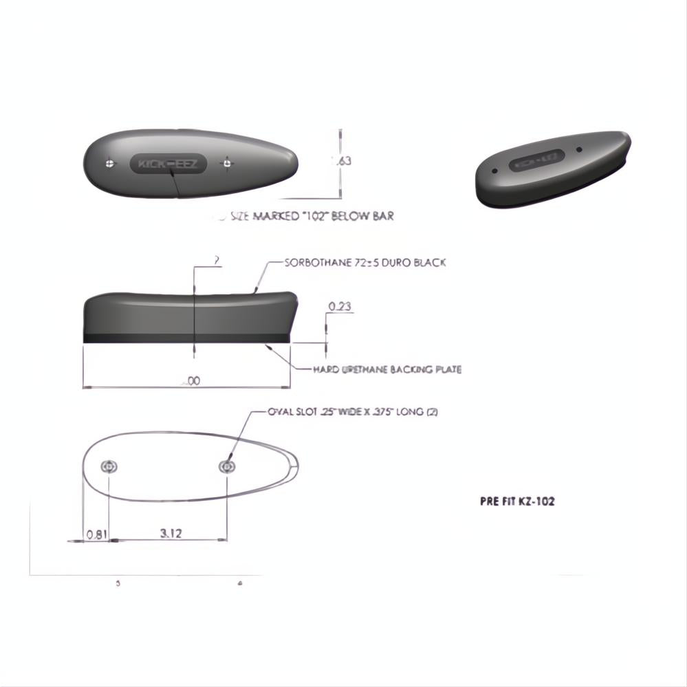 Kick-Eez Pre-Fit Recoil Pad